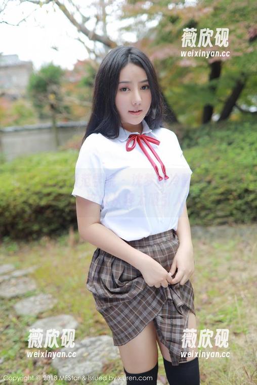 MFStar模范学院 - 沈梦瑶冷静的吊带私拍，这份从容太吸引人了