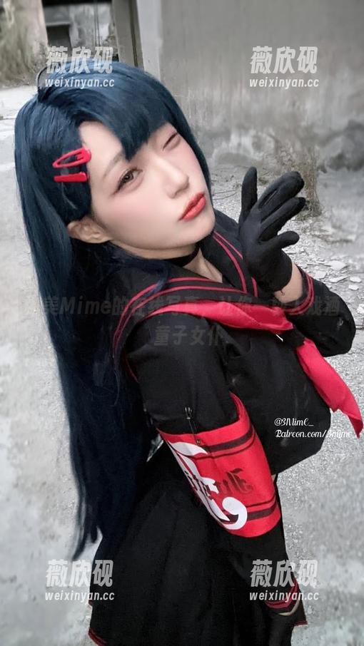 弥美Mime的在线写真，让你一秒入戏酒呑童子女仆