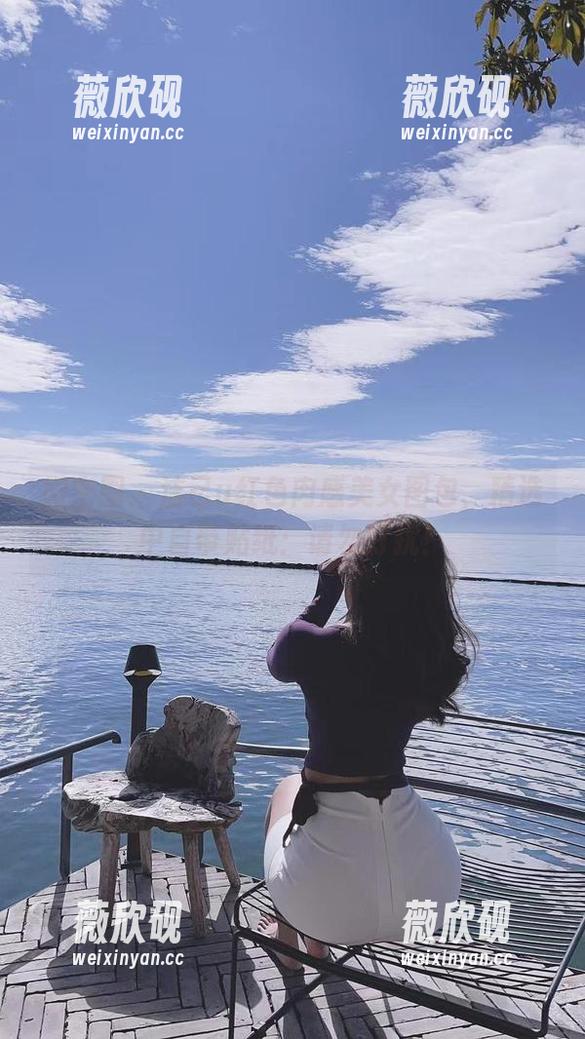洁己u 微密圈 - 洁己u红色肉感美女图包,精选中自带贴纸:请勿打扰!