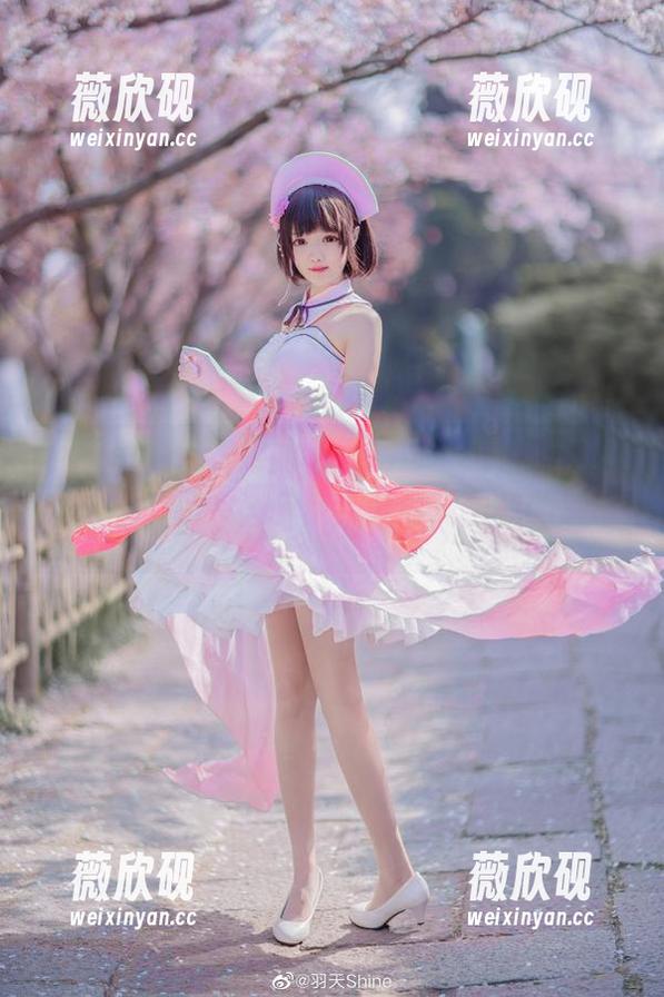 羽天shine和她的和服高清壁纸，真没见过这么美的东西呀！完全要承包我的屏幕。